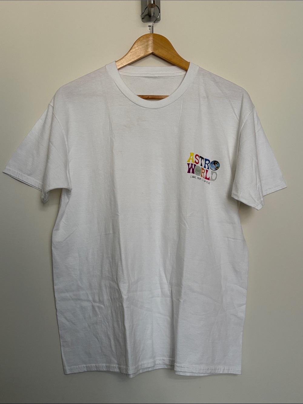 Travis Scott Astroworld "Look Mom I Can Fly" Double-Sided Tour T-Shirt